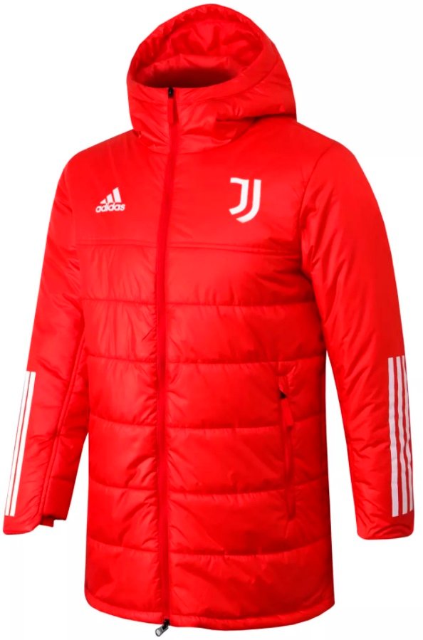 Jaqueta Winter oficial Adidas Juventus 2020 2021 Vermelha